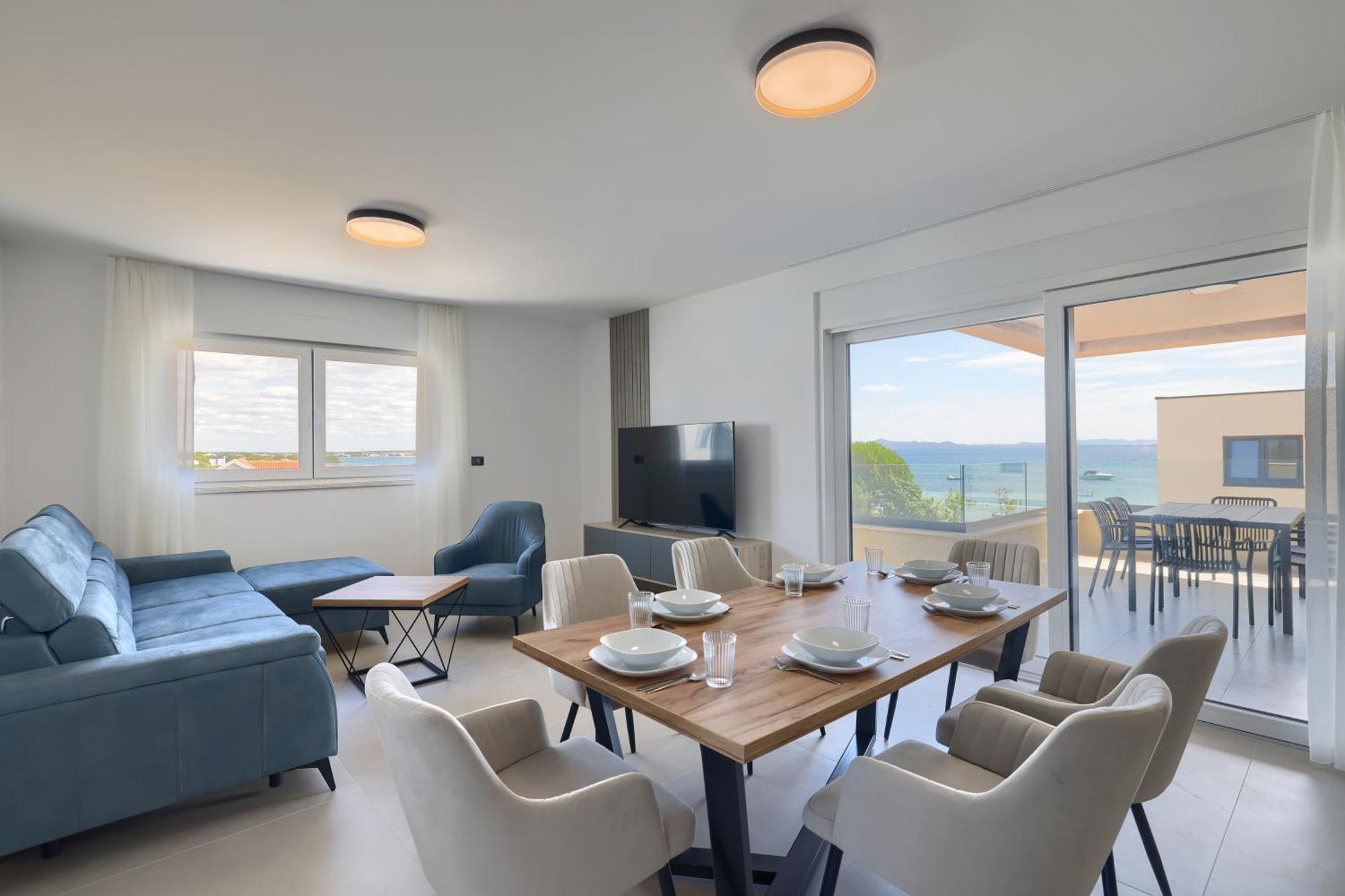Deluxe Apartments Privlaka On The Sand Номер фото
